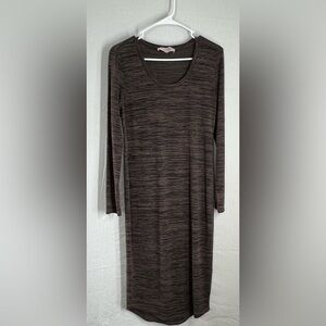 Women’s long sleeve Philosophy Dress Sz M Brown